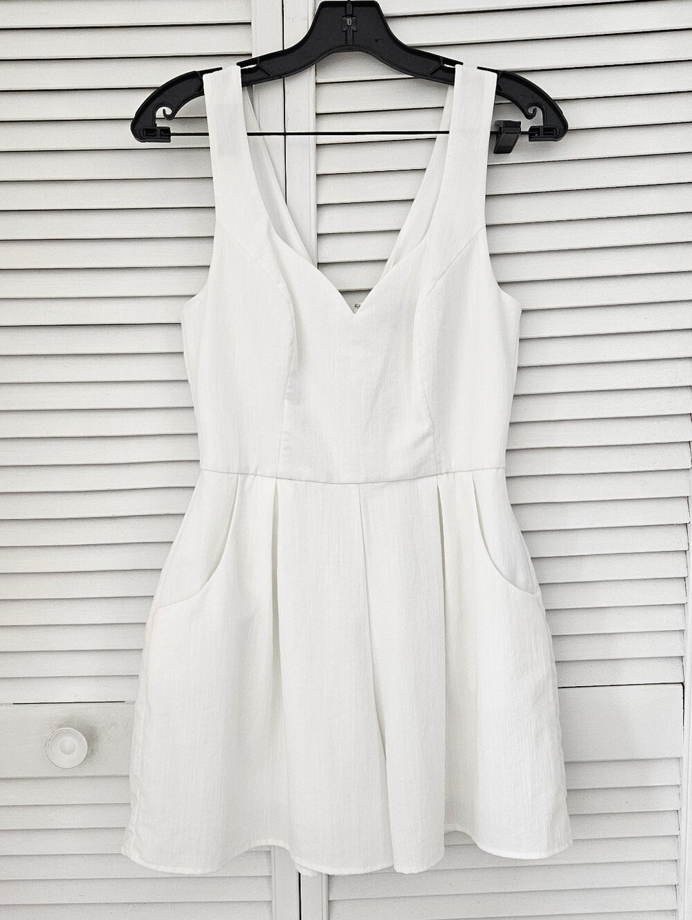 Trixxi White Romper - Medium
